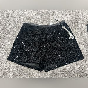 WOMENs sequin shorts brand new